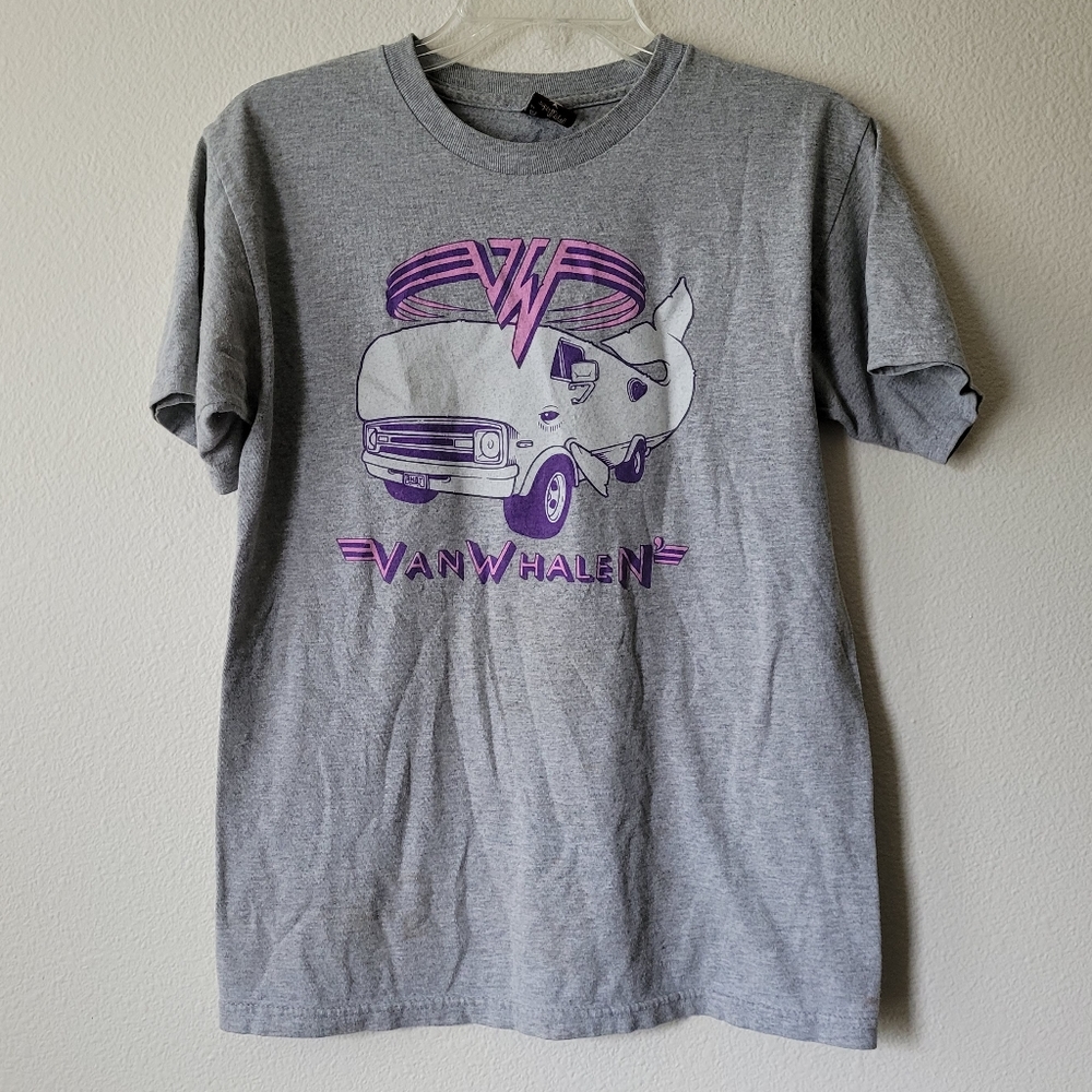 Van Whalen Pun T Shirt Band Van Halen